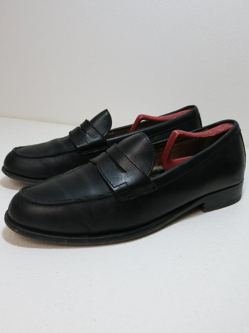 Polo Ralph Lauren Agustin Leather Loafers Dress Moccasins Shoes Footwear Sz 9.5